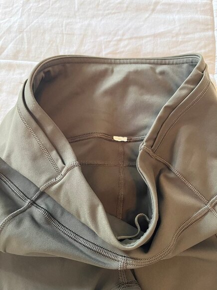 lululemon athletica Fast and Free Crop II 19" Nulux dark olive - Picture 8 of 11